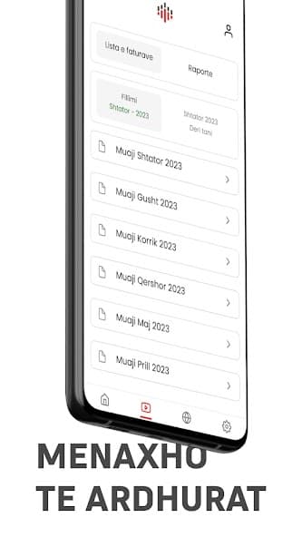 Baresha Client screen from Google Play